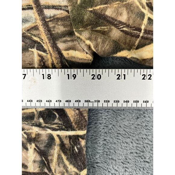 Men's Wrapid Bass Atlanta GA Realtree Camo Hunting Polo Shirt Size M Excellent - Picture 7 of 9